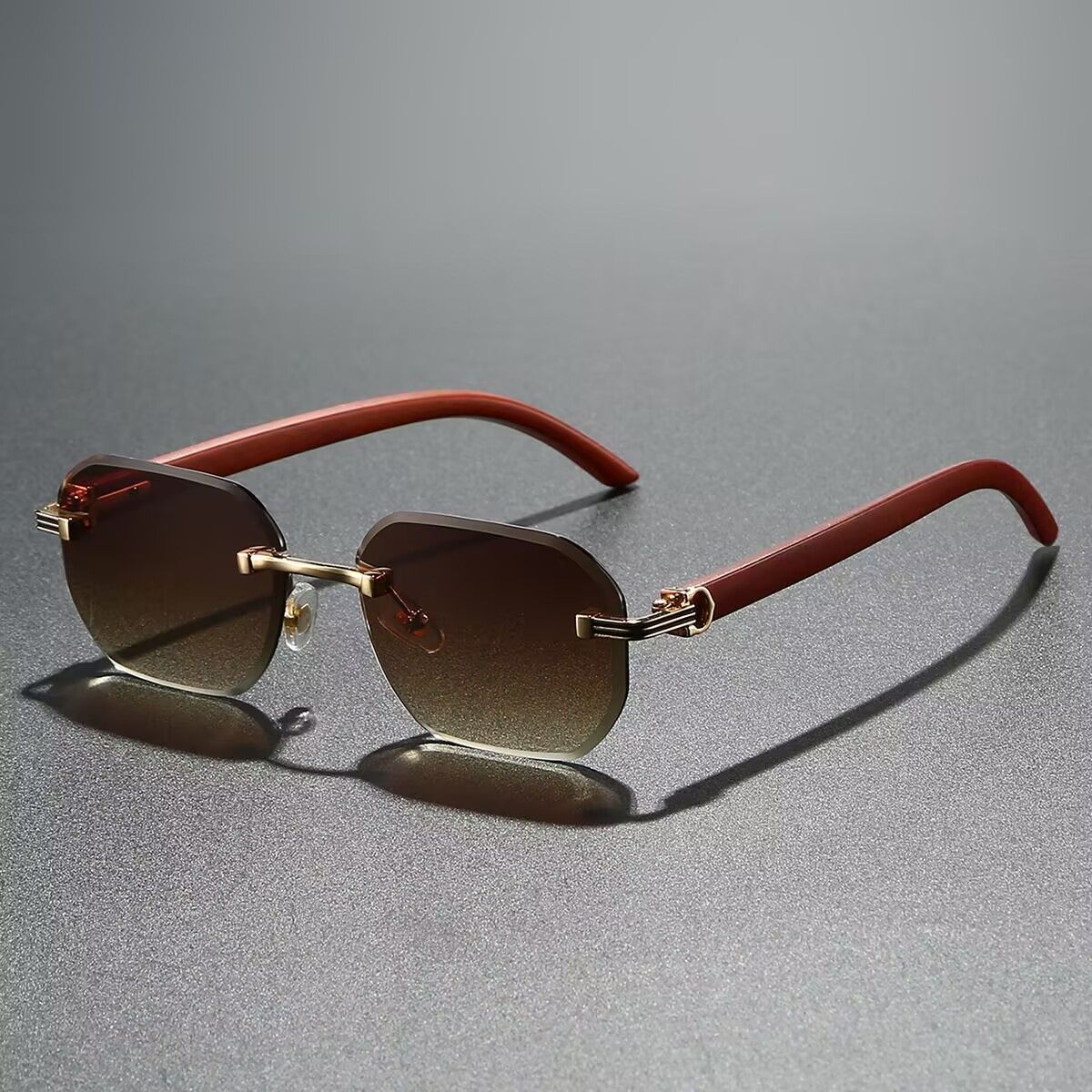 Gold framed all Brown