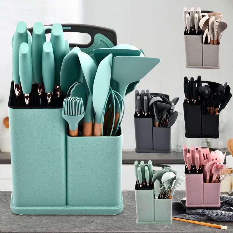 Full set of 19-pieces kitchen silicone