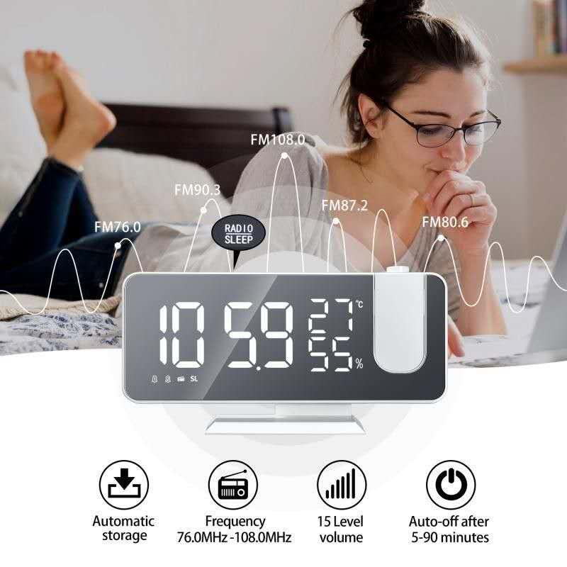 LED clock alarm