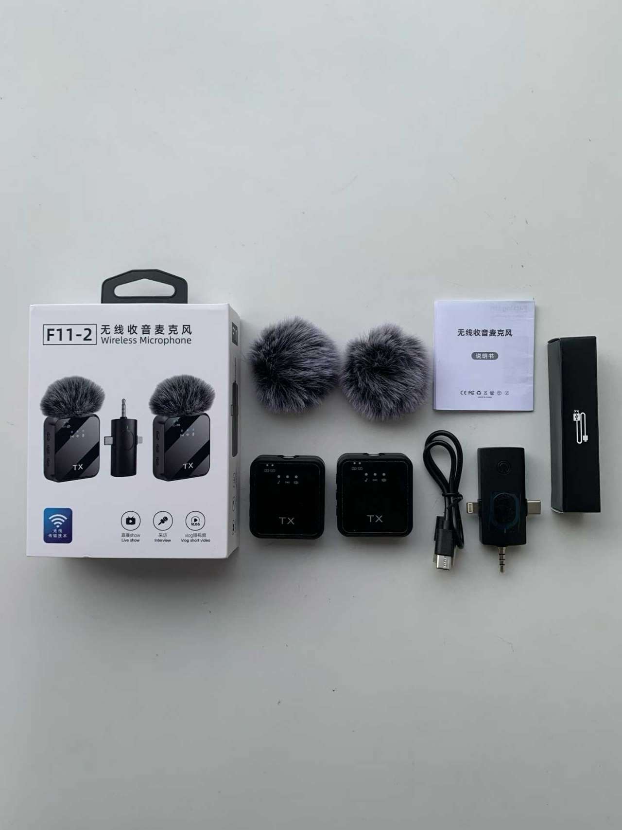 F11-2 Professional Wireless Microphone Set