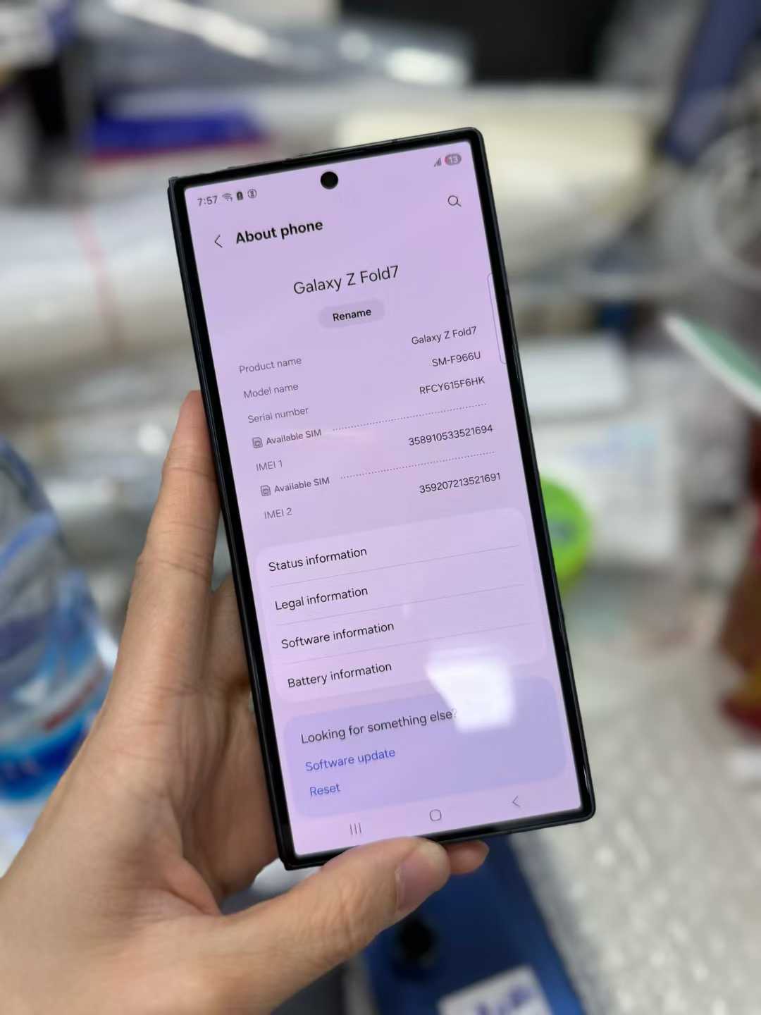 Samsung Galaxy Z Fold 7