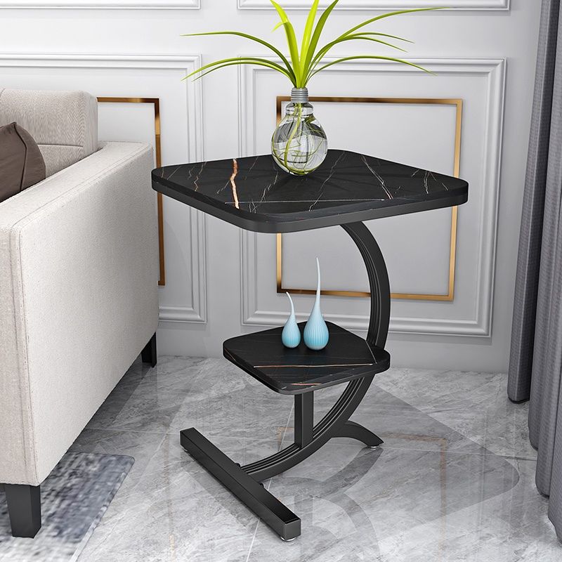 Elegant living room sofa side table